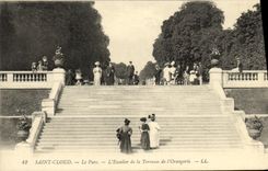 CPA Parc de Saint Cloud L Escalier de la Terrasse de L Orangerie
