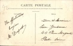 VINTAGE POSTCARD Park of Cloud Saint the Park Gone of Tillets to Large the Cascades