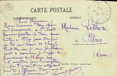 VINTAGE POSTCARD Parc of Cloud Saint the Park the Large Cascade Details D Structures View