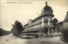 CPA Parc de Saint Cloud Le Parc La Pavillon Bleu