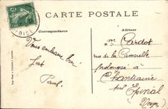 VINTAGE POSTCARD Park of Cloud Saint the Park the Blue House