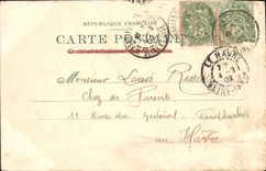 VINTAGE POSTCARD Saint Cloud Vue of the Bridge of Separate