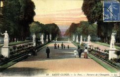 CPA Parc de Saint Cloud Parterre de L Orangerie