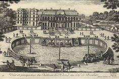 VINTAGE POSTCARD Park of Cloud Saint Seen and perspective of the castle