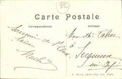 CPA Parc de Saint Cloud Allee Franche Montagne Pont du diable 