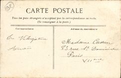 VINTAGE POSTCARD Holy Cloud gardens of Trocadero