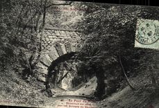 VINTAGE POSTCARD Park of Cloud Saint the bridge with the devil