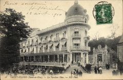 CPA Parc de Saint Cloud Le Pavillon Bleu