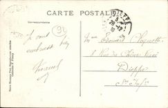 VINTAGE POSTCARD Park of Cloud Saint Large Water details of the large cascade small Arabic