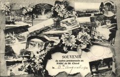 VINTAGE POSTCARD Holy Cloud Park of Our Walk to the park