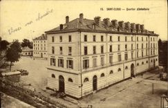 CPA Saint Cloud Quartier d Infanterie Militaria