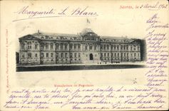 VINTAGE POSTCARD Seals Porcelain factory