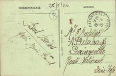 La POSTAL de la VENDIMIA separa el Seine con Meudon bajo lejano