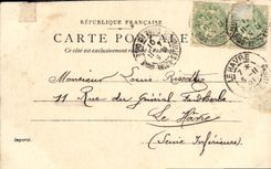 Panorama separado de la POSTAL de la VENDIMIA visto de la estacion