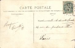 Montaje de Suresnes Valerien de la POSTAL de la VENDIMIA