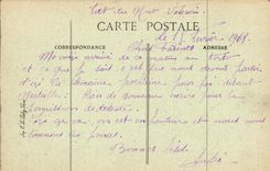 VINTAGE POSTCARD Fort du Mont Valerien Building B Militaria