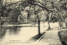 CPA Ville d Avray Route Circulaire Aulour du Lac