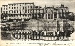 VINTAGE POSTCARD Holy Cloud Ruins of the Militaria Palate