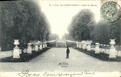 CPA Saint Cloud Le Parc Allee de Marne