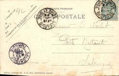 VINTAGE POSTCARD Saint Cloud Grandes Water Cascades