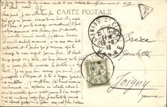 VINTAGE POSTCARD Holy Cloud Park Of the Basin of the Lawn to the Large Cascade