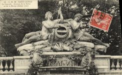 CPA Saint Cloud Cascade Groupe de la Seine et de la Marne 