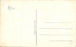 VINTAGE POSTCARD Saint Cloud Vue Panorama Taken of Bellevue Boucle of the Seine Pont of Separate Boulogne Saint cloud Mont Valerien