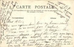 VINTAGE POSTCARD Mont Valerien Vu of the castle of the Moors destroys by the Prussians in 1871