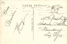 VINTAGE POSTCARD Suresnes the New Church