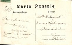 POSTAL Suresnes Fort du Mont Valerien de la VENDIMIA despues del bombardeo del Prussians en 1870 1871 Militaria