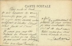 Ninos nacionales del bulevar de Clichy de la POSTAL de la VENDIMIA