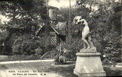 Esquina de Clichy Joil de la POSTAL de la VENDIMIA del parque de Denain