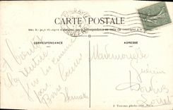 Esquina de Clichy Joil de la POSTAL de la VENDIMIA del parque de Denain