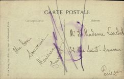 Corte D de Gouin del hospital de Clichy de la POSTAL de la VENDIMIA incorporada