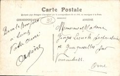 VINTAGE POSTCARD Doves Small Arm of the Seine