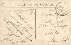 CPA Courbevoie Ile de la Latte Un coin de l ile Vue artistique