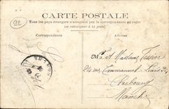 VINTAGE POSTCARD Courbevoie the Town hall