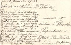 VINTAGE POSTCARD Courbevoie Casene Militaria