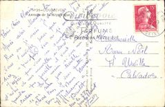 POSTAL MODERNA Courbevoie que ocurrio del especiero del tabaco de la república