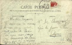 VINTAGE POSTCARD Fontenay with the Roses the Boucicaut Castle Seen of the Gardens