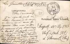 VINTAGE POSTCARD Gennevilliers Train station