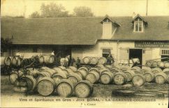 REPRO Recto back Garenne the Town hall Wines and spirituous Jean Bonnal court