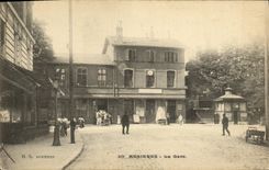 CPA Asnieres La Gare
