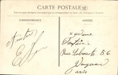 VINTAGE POSTCARD Asnieres With the Cemetery of the Dogs My small Bob