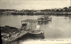 CPA Asnieres Felicite Bateau Passeur