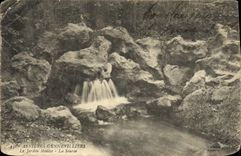 VINTAGE POSTCARD Asnieres Gennevilliers the Modern Garden the Source