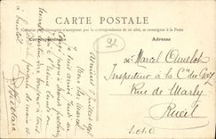 CPA Asnieres Chateau Pouget Le Kiosque et la Piece d eau