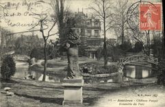 CPA Asnieres Chateau Pouget Ensemble du Parc