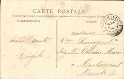 VINTAGE POSTCARD Asnieres L Church