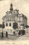 VINTAGE POSTCARD Asnieres the Town hall